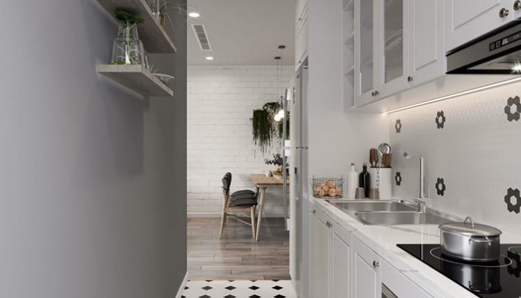 3D Interior Kitchen- Livingroom 73 Scene 3dsmax By NguyenDucThuan Free Download 9