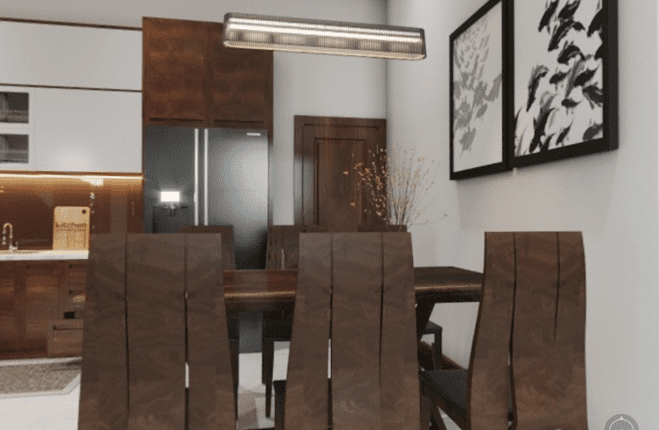 3D Interior Kitchen- Livingroom 74 Scene 3dsmax By AnNgoc Free Download 3