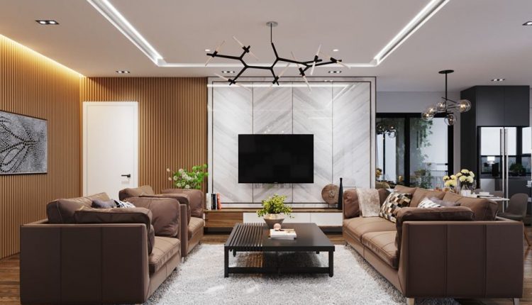 3D Interior Kitchen- Livingroom 75 Scene 3dsmax By NguyenVanMinh Free Download 2