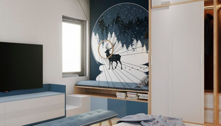 3D Interior Scene File 3dsmax Bedroom 195 By AnNgoc Free Download 4