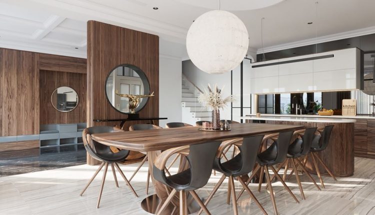 3D Model Dining Tables And Chairs Free Download By TranVanTuan1