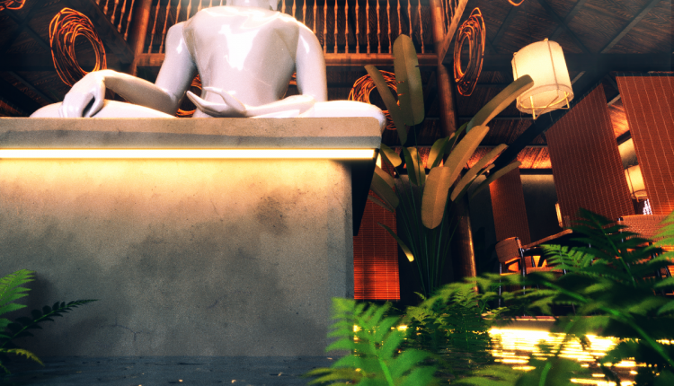 3D Model Interior Restaurant Scene 233 By TranMinhLuan Free Download 4