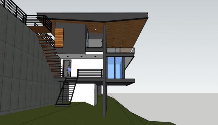 3D Exterior Villa Scene File 3dsmax By NguyenVanLong Free Download 3