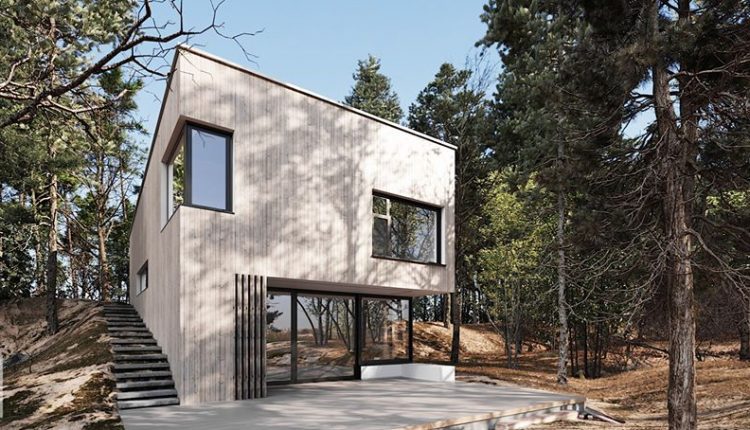 3D Exteriors House Model 3dsmax Free Download By TranHongPhuc 1