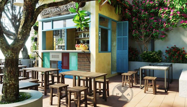 3D Exteriors coffee 2 Scene Model 3dsmax Free Download By Pea DgN 1