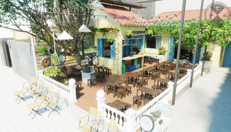 3D Exteriors coffee 2 Scene Model 3dsmax Free Download By Pea DgN 2