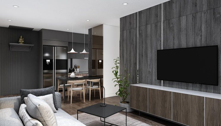 3D Interior Apartment 75 Scene File 3dsmax By Tu Le Free Download 2