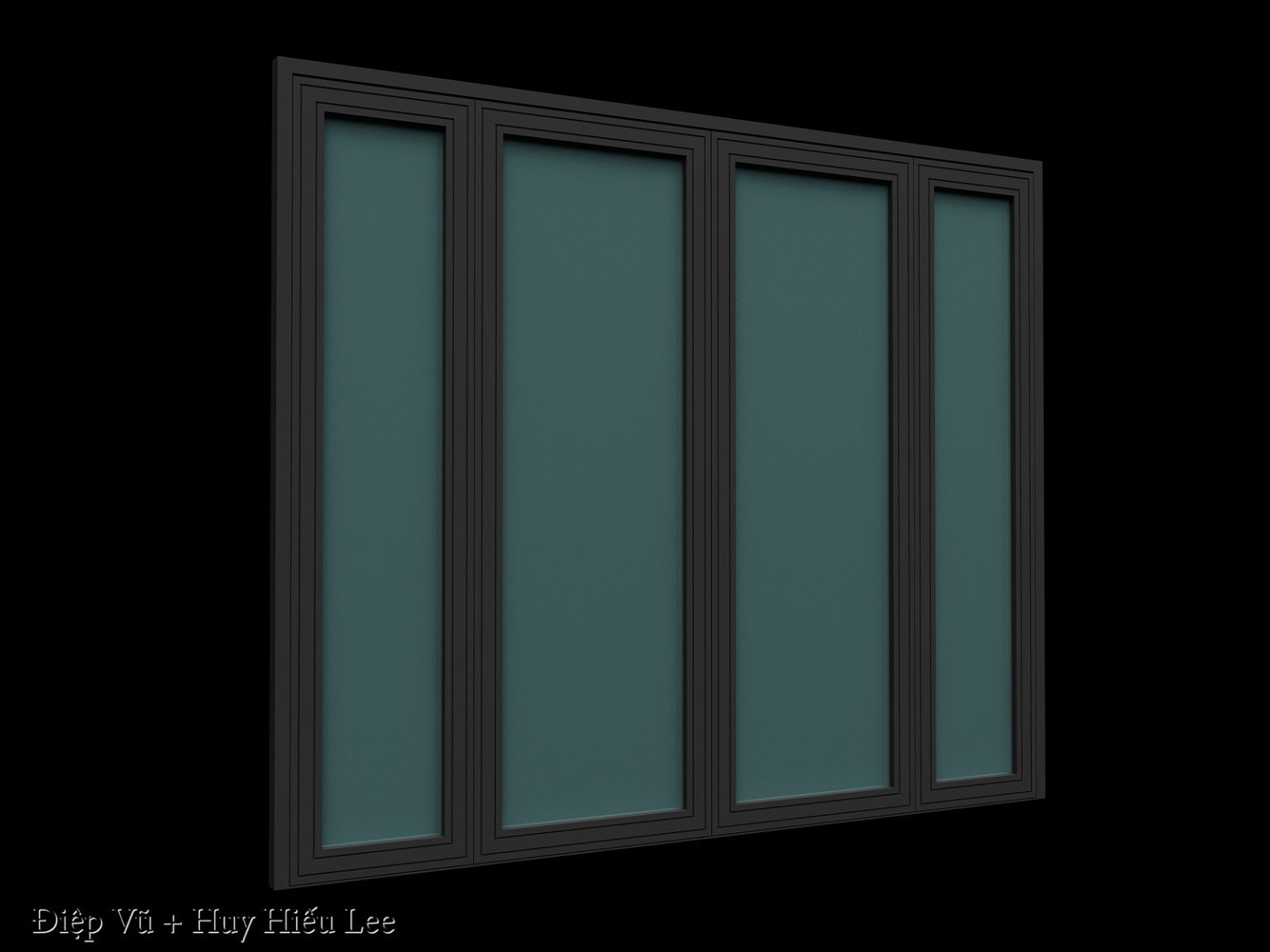 3d Model Window Free Download by Huy Hieu Lee