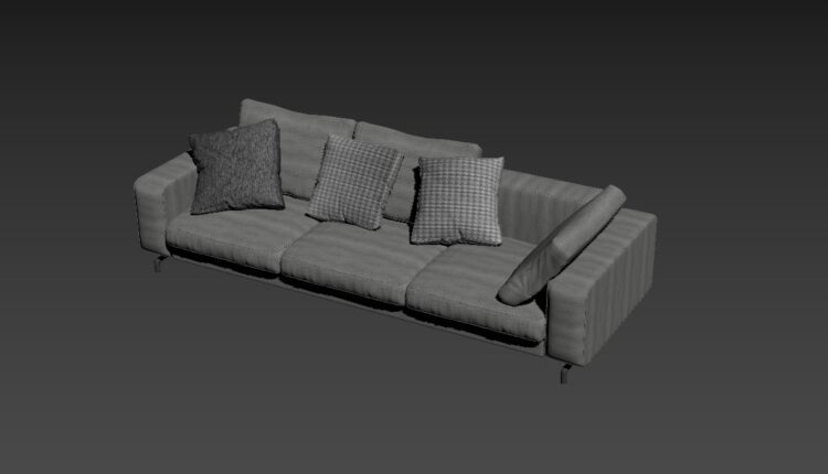 Free 3D Sofa 178 Model Download (1)