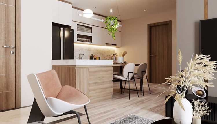 3D Interior Kitchen- Livingroom 42 Scene 3dsmax By Long Free Download 5