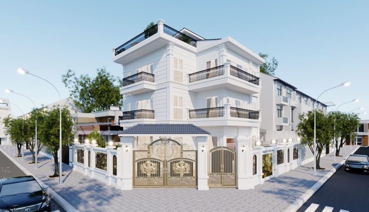 3D Exterior Villa Scene File 3dsmax By QuanTran Free Download 1