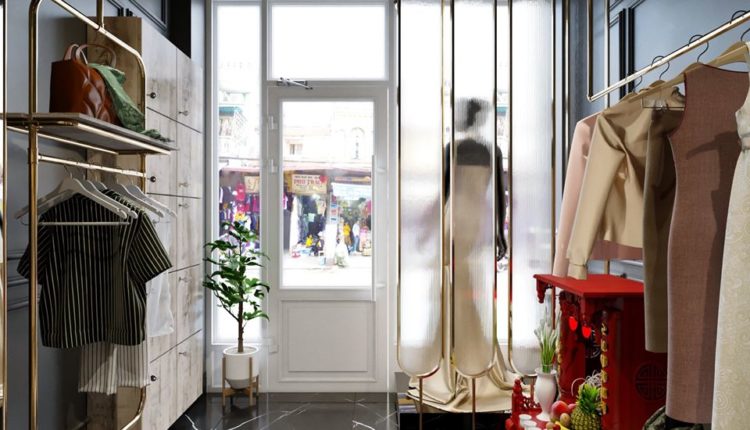 3D Fashion Shop 18 Model by HieuCung Free Download 3