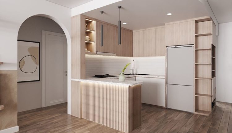 3D Interior Kitchen- Livingroom 55 Scene 3dsmax By PhanNam Free Download 4