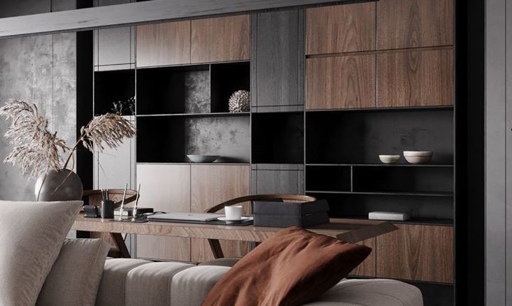 3D Interior Kitchen- Livingroom 57 Scene 3dsmax By Tran An Free Download 4