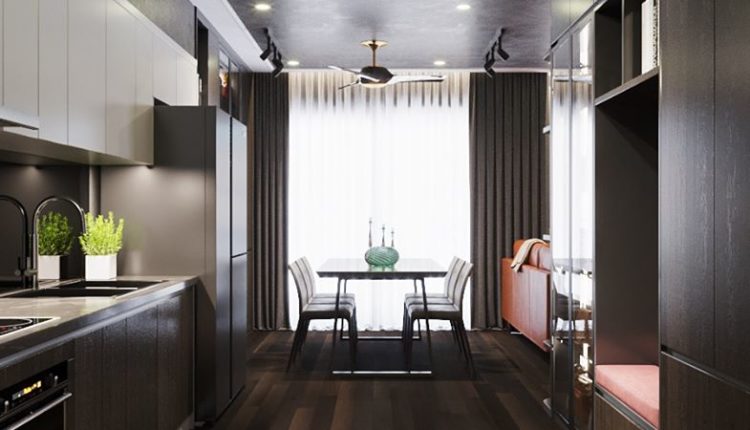 3D Interior Kitchen- Livingroom 69 Scene 3dsmax By HoangHieu Free Download 3