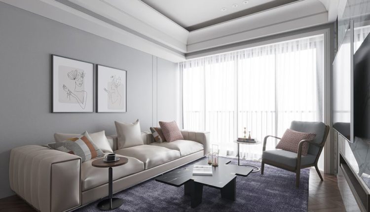 3D Interior Scene File 3dsmax Model Livingroom 354 By ThanhNguyen 1