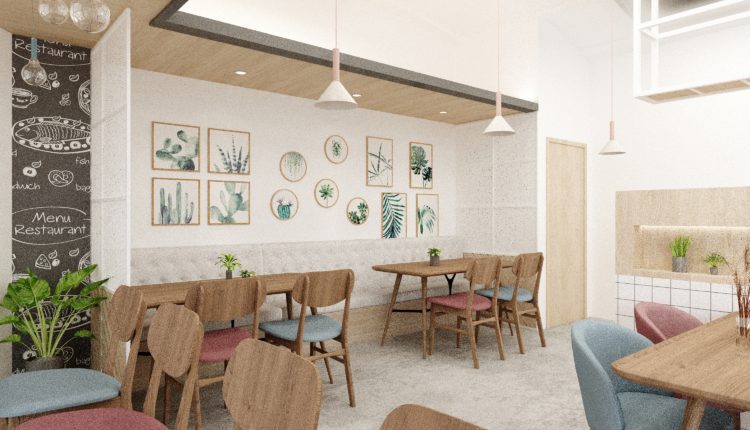 3D Model Interior Restaurant Scene 236 By ThanhPhuong Free Download 1