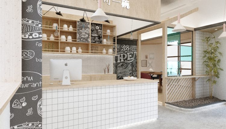 3D Model Interior Restaurant Scene 236 By ThanhPhuong Free Download 3