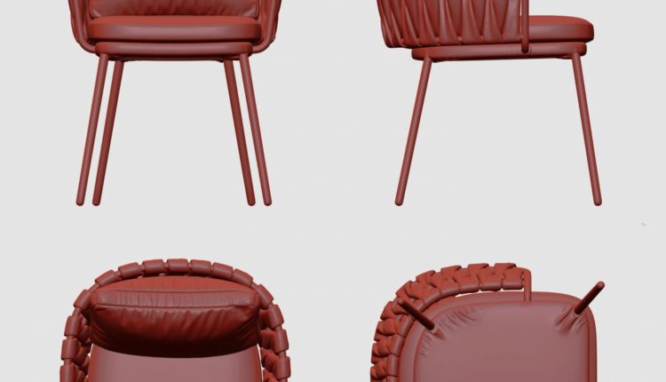 3D Model TOSCA ARMCHAIR Free Download By NguyenMinhKhoa 2