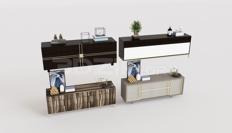 123 Tv Cabinet 3dsmax Model Free Download (2)