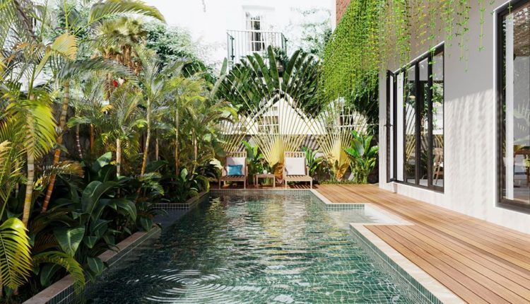 3D Exterior Pool House Scene 3dsmax Free Download by DiepNguyen 1
