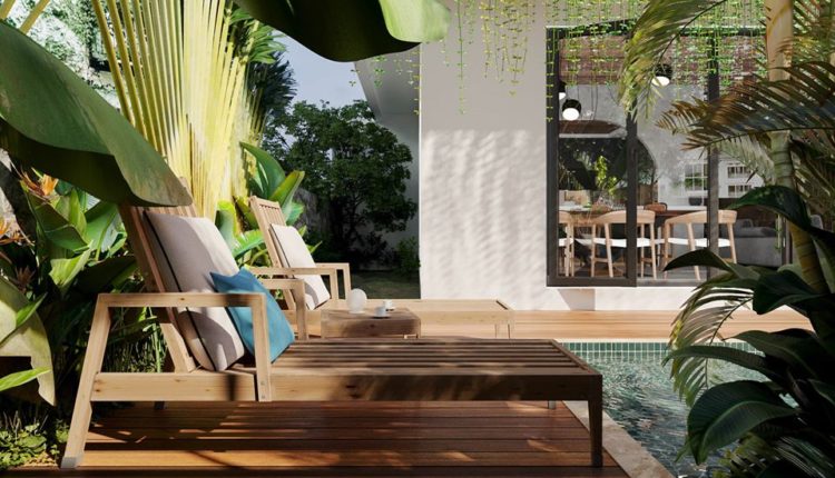 3D Exterior Pool House Scene 3dsmax Free Download by DiepNguyen 2