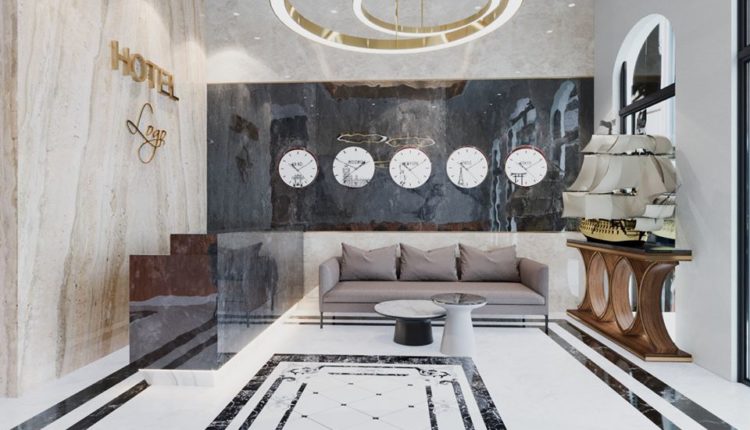 3D Interior Hotel Scenes File 3dsmax Model By QuanLe Free Download 3