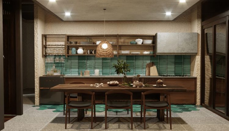 3D Interior Kitchen-Living and Bedroom Scene 3dsmax By HienDotihi Free Download 4