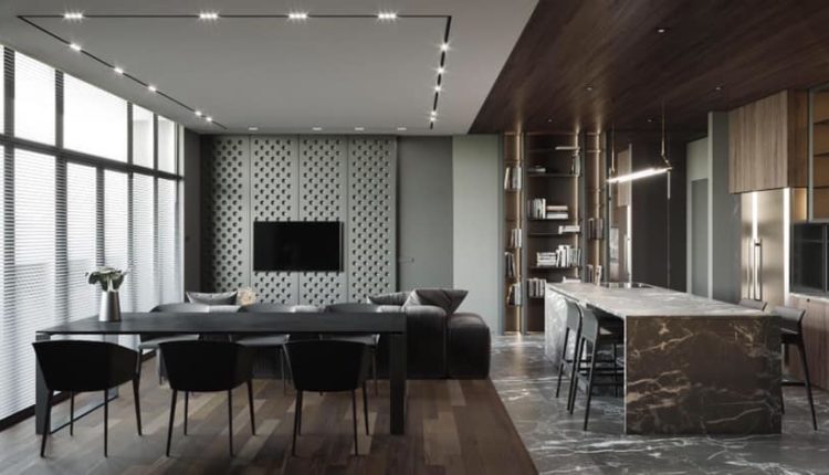 3D Interior Kitchen- Livingroom 82 Scene 3dsmax By DucNguyen Free Download 5