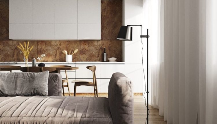 3D Interior Kitchen- Livingroom 85 Scene 3dsmax By VuBaDinh Free Download 3