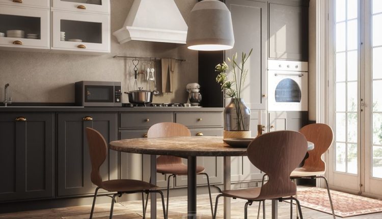 3D Model Interior Kitchenroom 4 Scenes File 3dsmax by NicNguyen Free Download 1