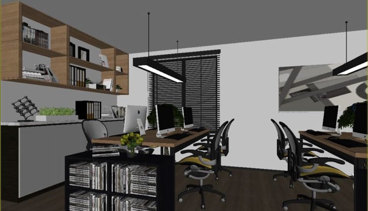 3d Interior Office Room 18 Scene File 3dsmax Model By NguyenTheDinh Free Download 4