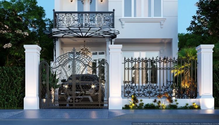 3D Exteriors House Scene Model 3dsmax Free Download By PhamVanHai 2
