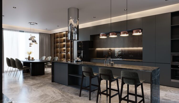 3D Interior Duplex Apartment Mandarin Garden 104 by Bui Vien