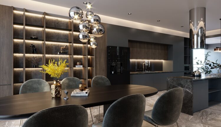 3D Interior Duplex Apartment Mandarin Garden 104 by Bui Vien