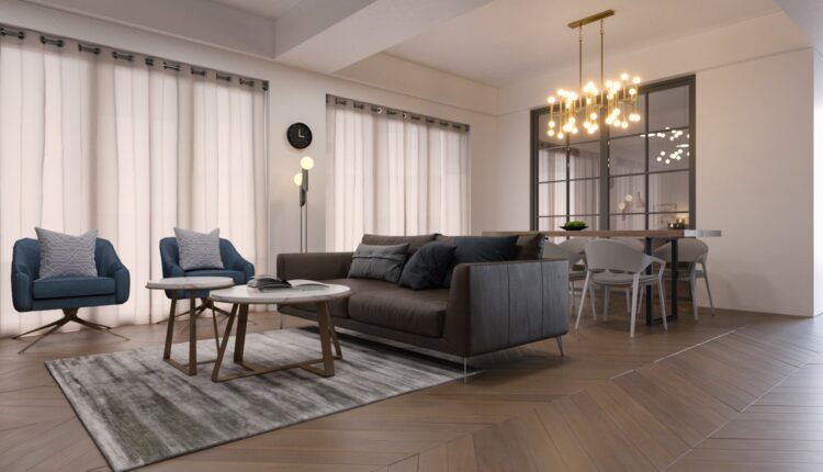 3D Interior Kitchen – Livingroom 94 Scene 3dsmax By Thanh Nguyen