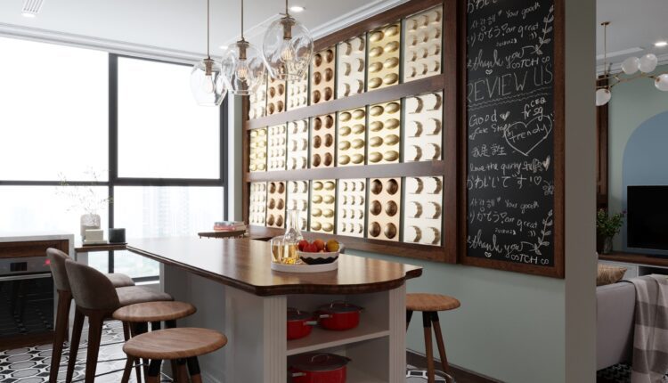 3D Interior Scenes File 3dsmax Model Kitchen – Dining Room 19 By Minh Tu (4)