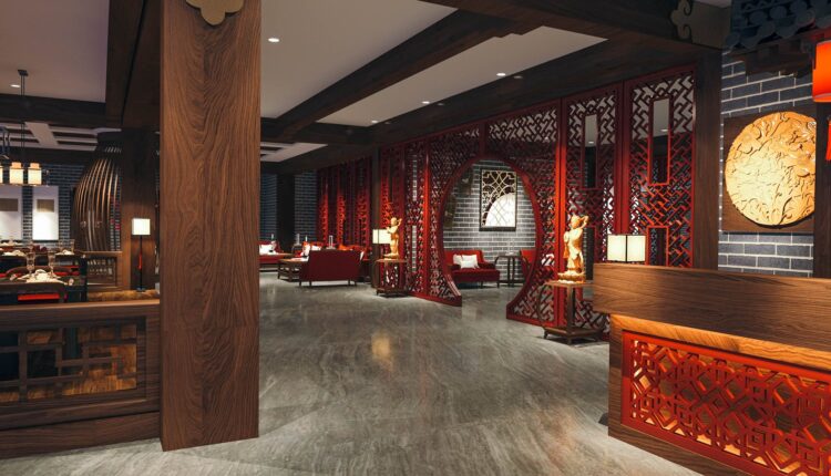 3D Model Interior Restaurant Scene 239 By Phung Manh Ha Free Download (1)
