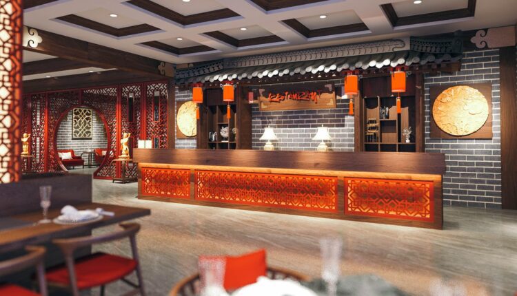 3D Model Interior Restaurant Scene 239 By Phung Manh Ha Free Download (4)