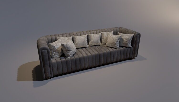 3D Model Sofa Studio 198 Free Download (1)
