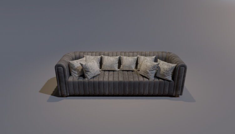 3D Model Sofa Studio 198 Free Download (2)