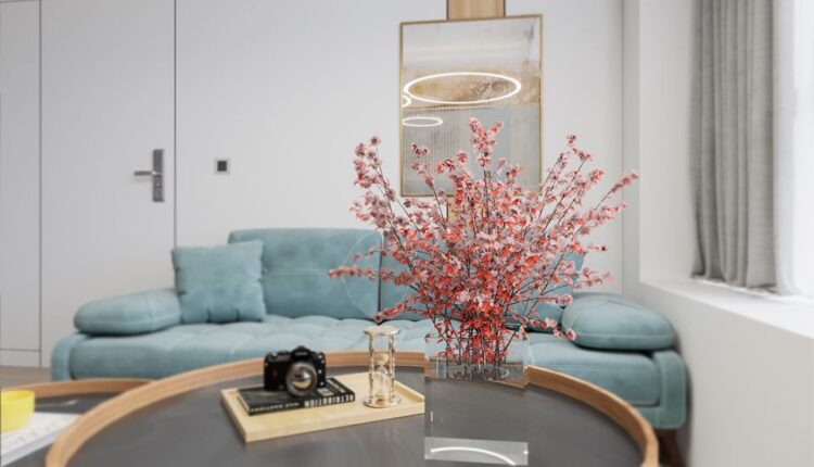 3D Interior Apartment 120 Scene File 3dsmax By Nguyen Thai Nguyen