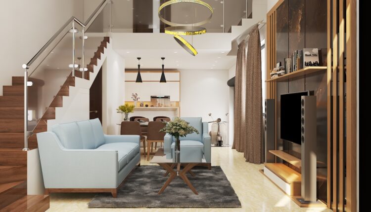 3D Interior Kitchen – Livingroom 97 Scene 3dsmax By Ba Trung