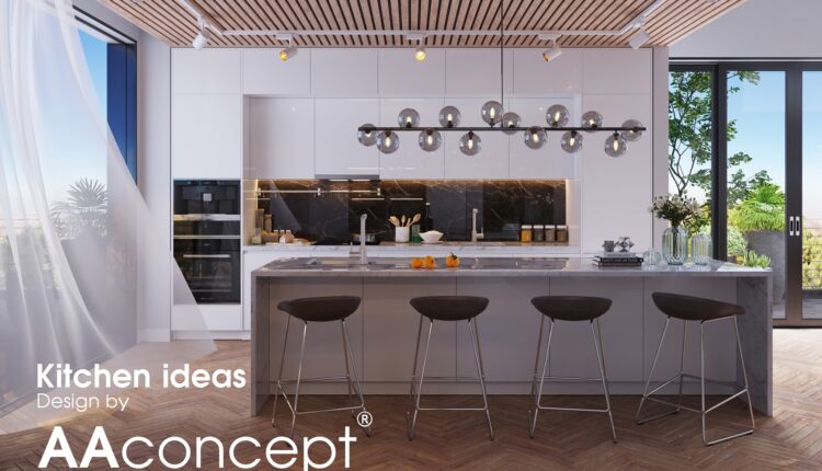 3D Interior Scenes File 3dsmax Model Kitchen – Dining Room 21 By AAconcept
