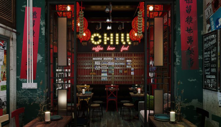 3D Model Interior Restaurant 33 Scenes File 3dsmax Free Download By Giang Lu
