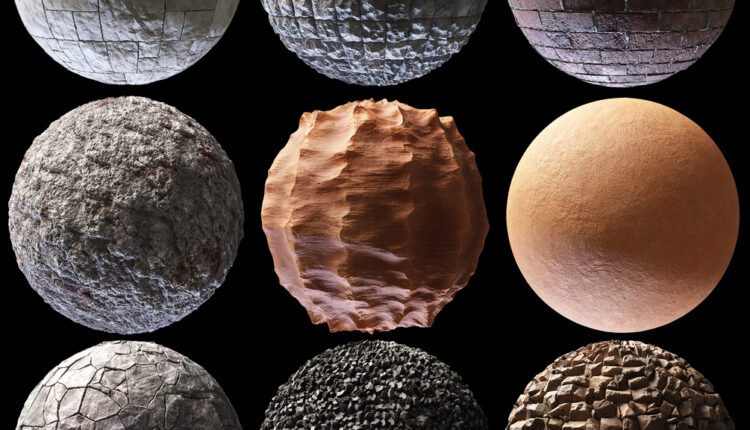 Material Pack Stone And Bricks- 01 from Julio Sillet 3D Art