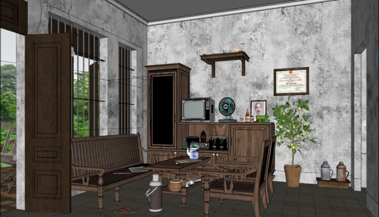 3D Interior Scene File 3dsmax Model Bao Cap Livingroom 411 By Tran Viet Hung