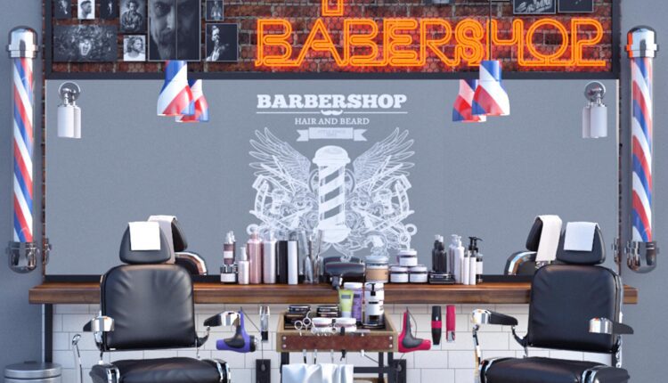 3D Model Hair Salon Free Download 1
