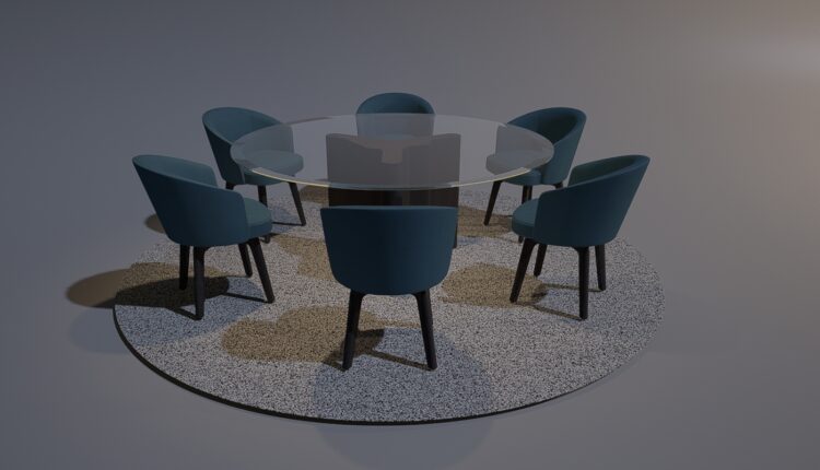 3D Table And Chair Free Download 2020-10 (1)
