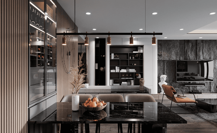 3D Interior Apartment 140 Scene File 3dsmax By NguyenDucThuan 3